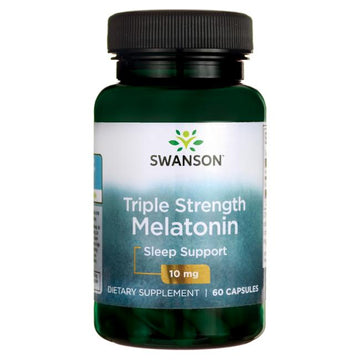Melatonin 10 mg, 60 kapslar Swanson