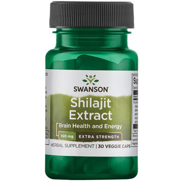Super Stærk Shilajit Ekstrakt 30 kapsler Swanson