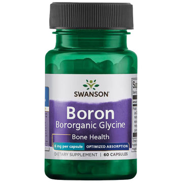 Boron Albion Bororganic Glycine, 6mg - 60 caps Swanson