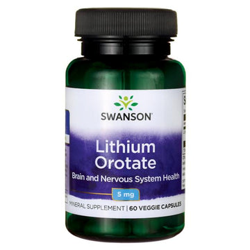 Lithium Orotate, 5mg - 60 caps Swanson