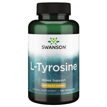 L-TYROSINE 500MG 100 KAPSLER SWANSON