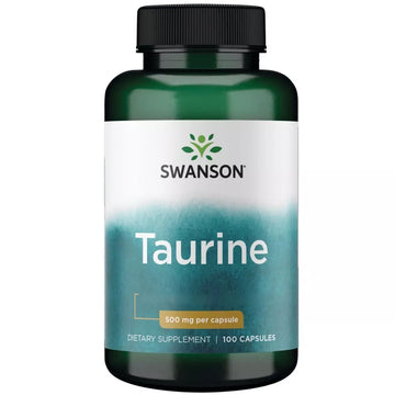 Taurin 500 mg 100 kapsler Swanson