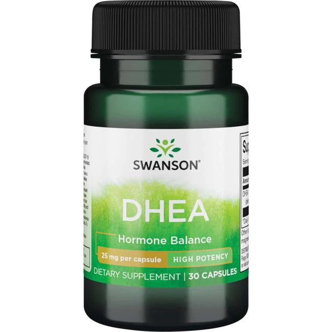 DHEA 25 mg, 30 gélules Swanson