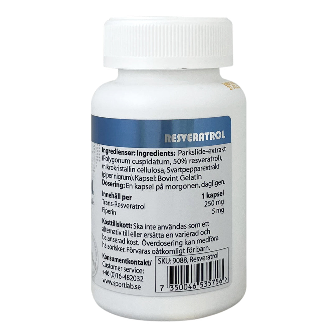 Resveratrol Sportlab 60 kapslar