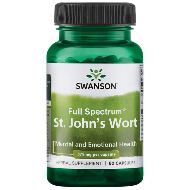 St. John’s Wort (Johannesurt) 375 mg – 60 kapsler Swanson