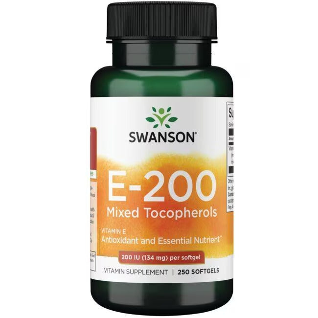 Vitamin E Mixed Tocopherols, 400 IU - 100 softgels Swanson