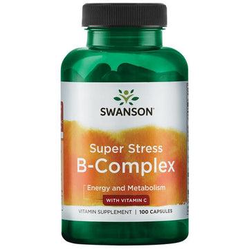 Super Stress B-Complex with Vitamin C Swanson