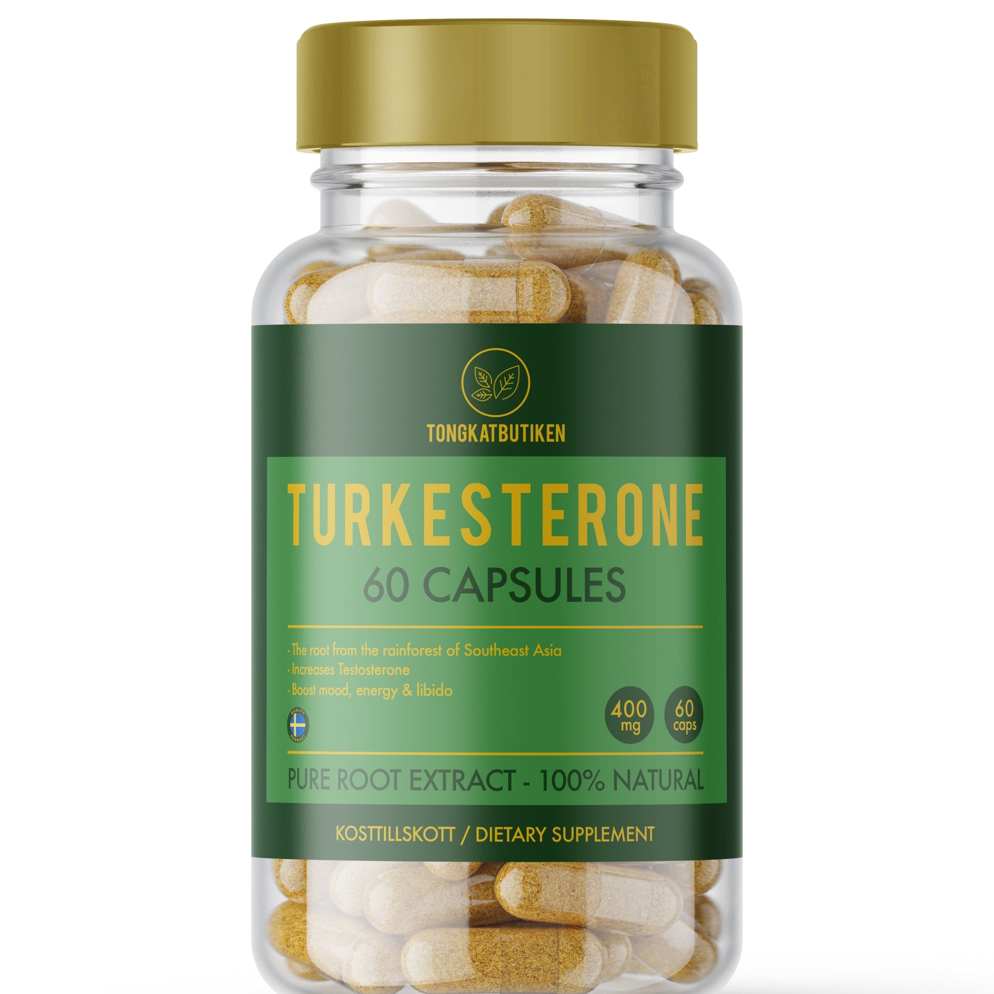 Turkesterone från Tongkatbutiken.se 60 kapslar