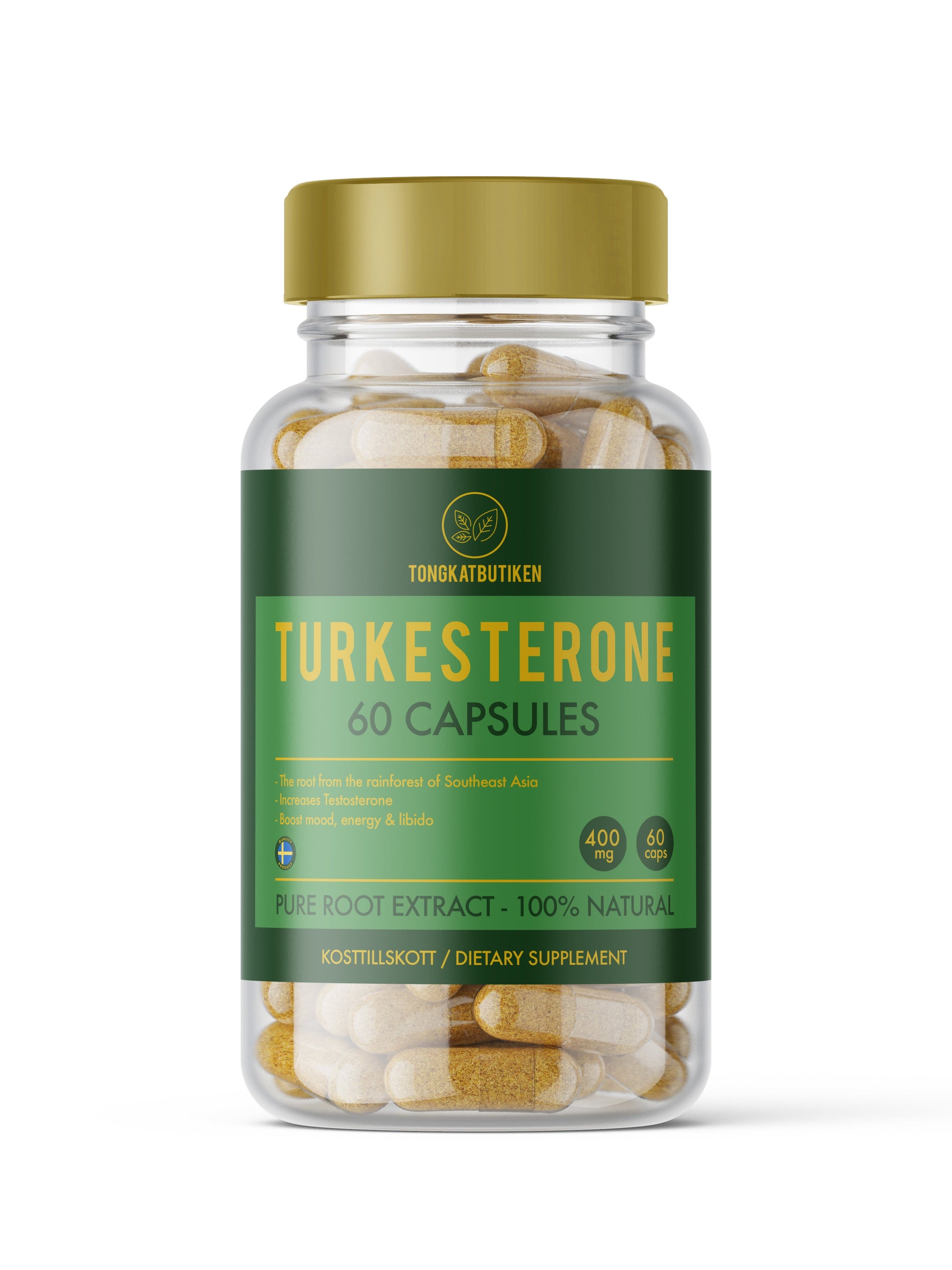 Turkesterone från Tongkatbutiken.se 60 kapslar