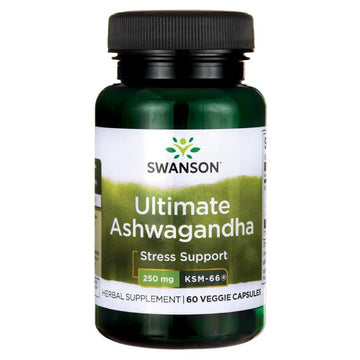 Ashwagandha Ultimate - KSM-66 - 250mg - 60 kapsler Swanson