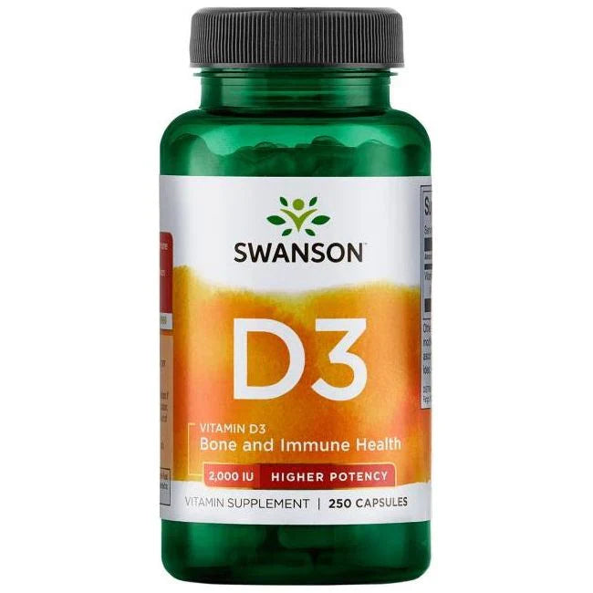 Vitamina D3 2000 UI 250 capsule Swanson