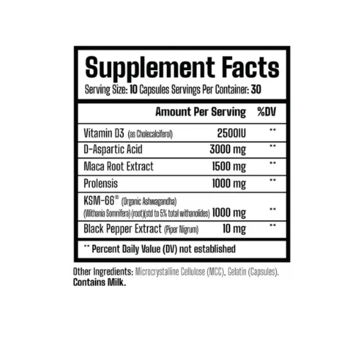 King Test - Supreme Testosteron Formel fra MuscleRage