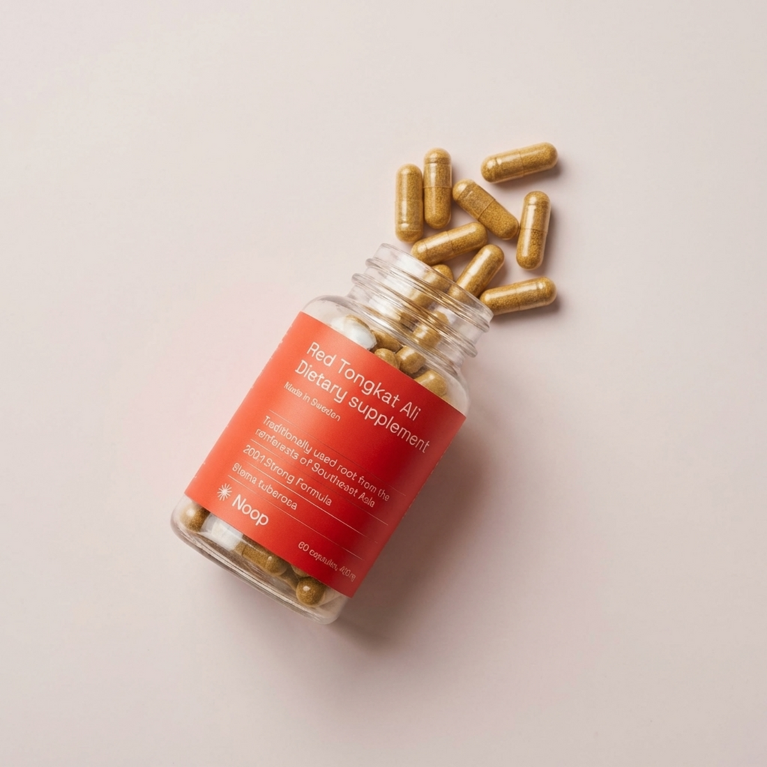 Rød Tongkat Ali Noop